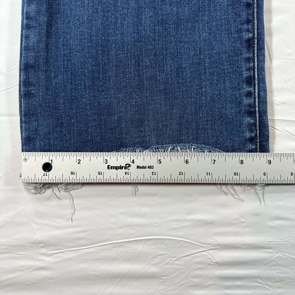 Judy Blue Bootcut Jeans Size 18W Dark Wash Frayed Hem Womens - Picture 6 of 11